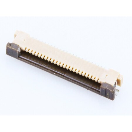Molex Ffc/Fpc Connector, 24 Contact(S), 1 Row(S), Female, Right Angle, 0.020 Inch Pitch, Surface Mount 545502433